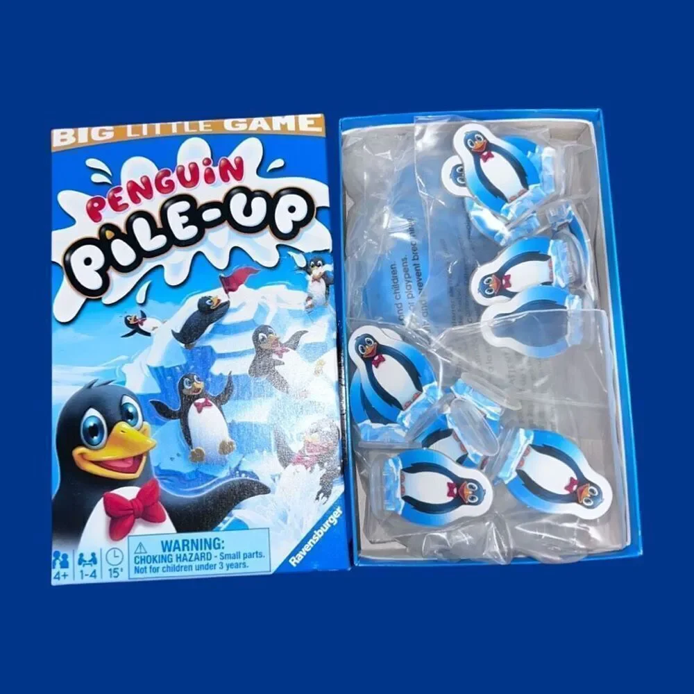 Ravensburger Penguin Pile Up - Travel Sized Family Game